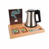 Natural Wood Tray SIGNUM With Star Kettle